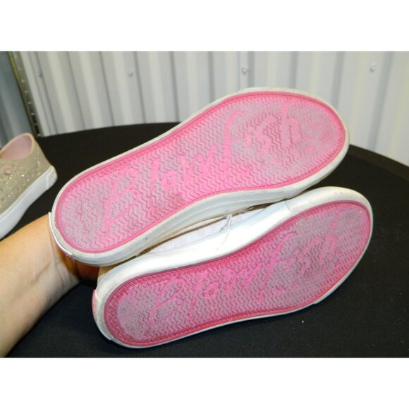 Blowfish Malibu Ruby Rose Gold Metallic Slip On Size 2 & Maura Kids 1 Canvas - Picture 9 of 12